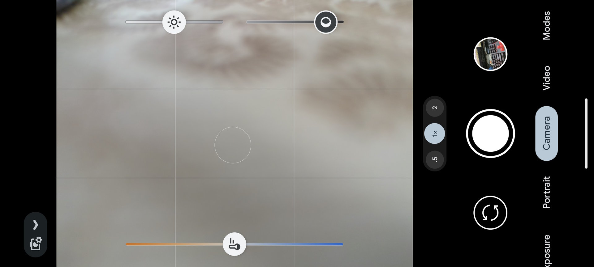 Google Camera Dual Exposure Controls and Color Temperature Control