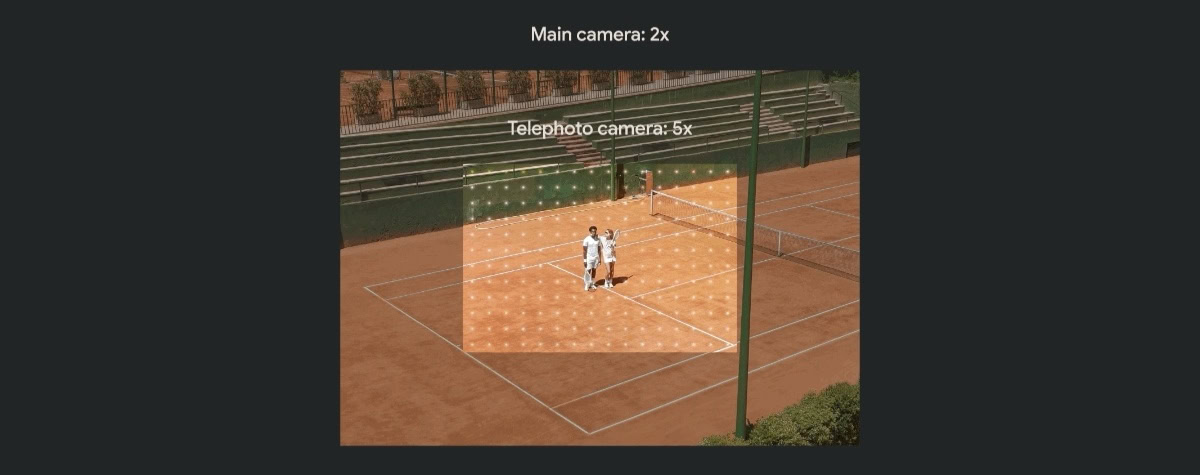 Google Camera Fusion Zoom on Super Res Zoom