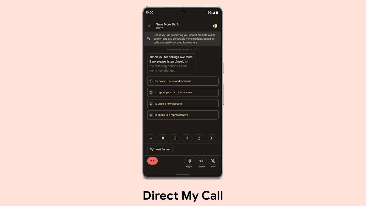 Google Pixel Feature Drop Direct My Call