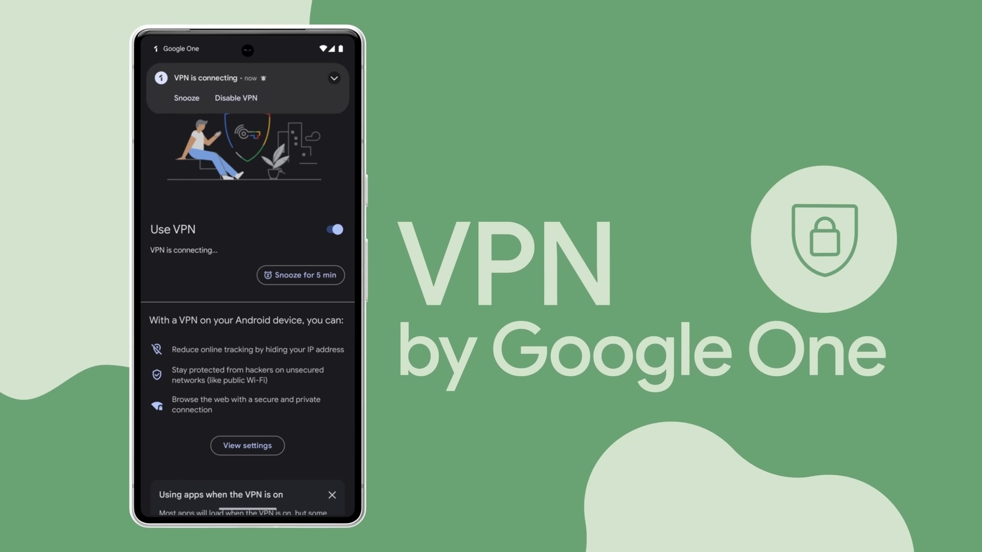 Google One による Google Pixel 機能の VPN の削除