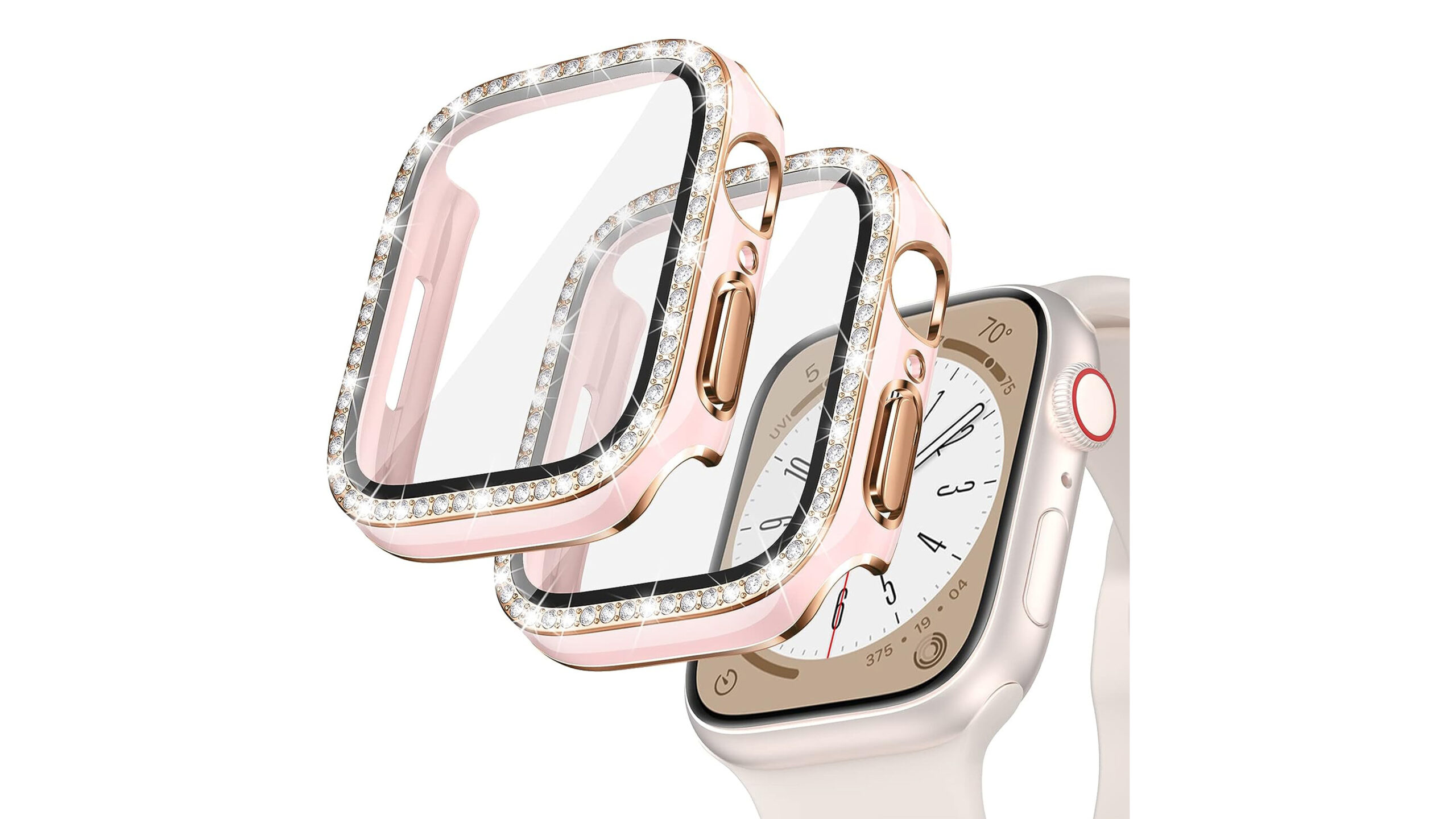 Rhinestone-adorned options from Goton are the best Apple Watch Series 9 cases for adding bling to your device.