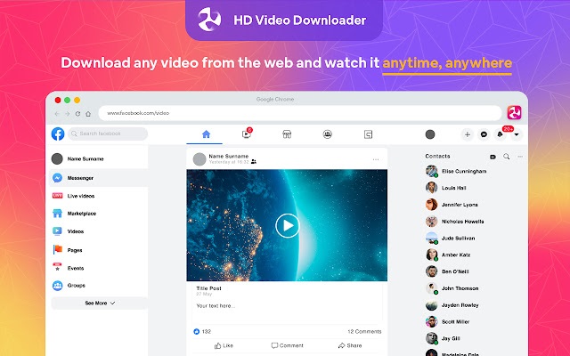 HD Video Downloader for Chrome