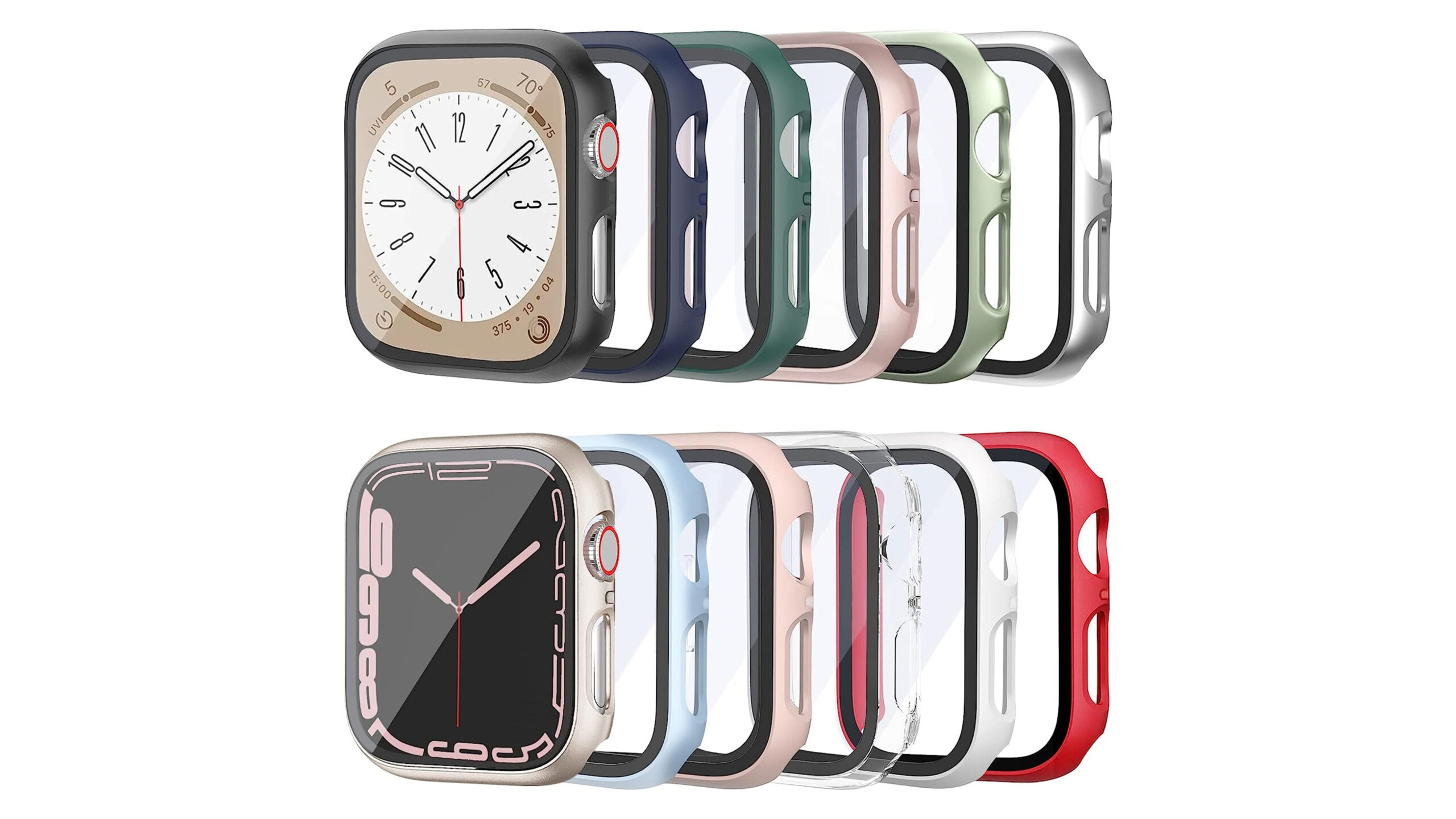 Hasdon's 12-Packs represent the best budget-friend Apple Watch Series 9 cases.