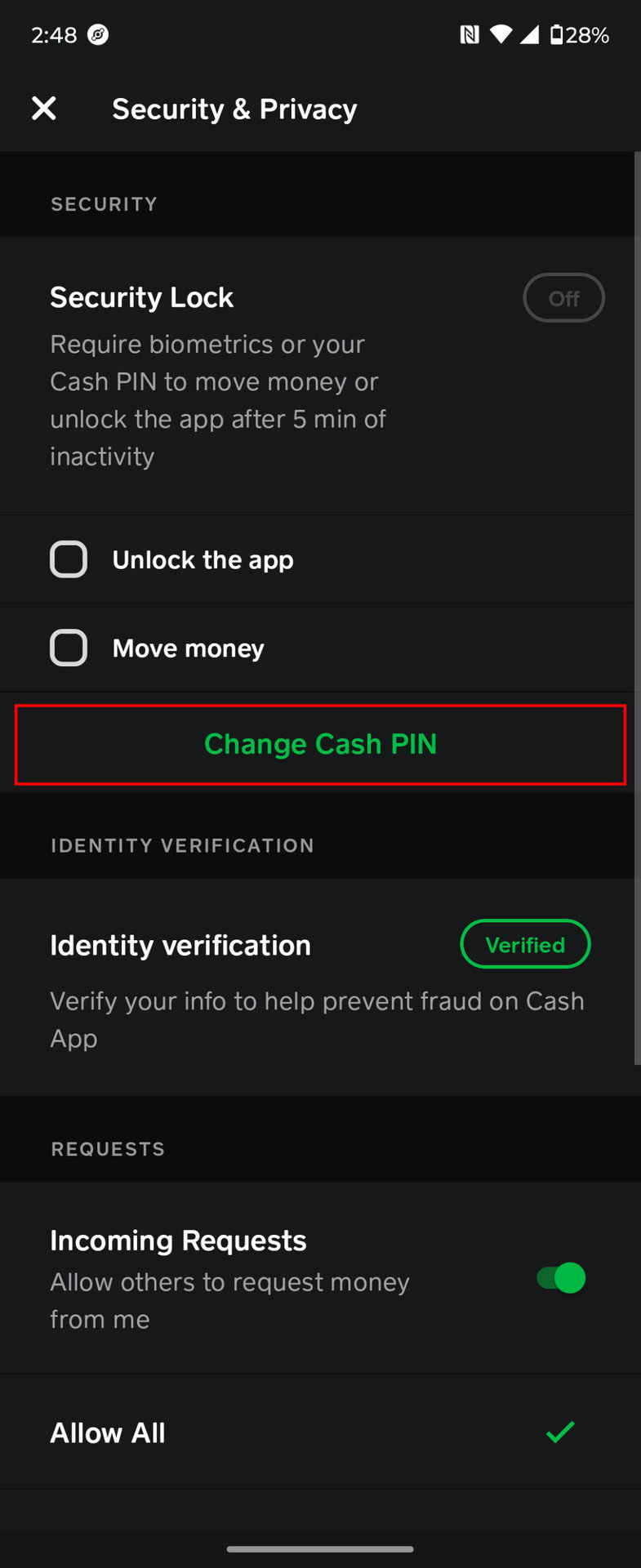 How to change your Cash App PIN (3)