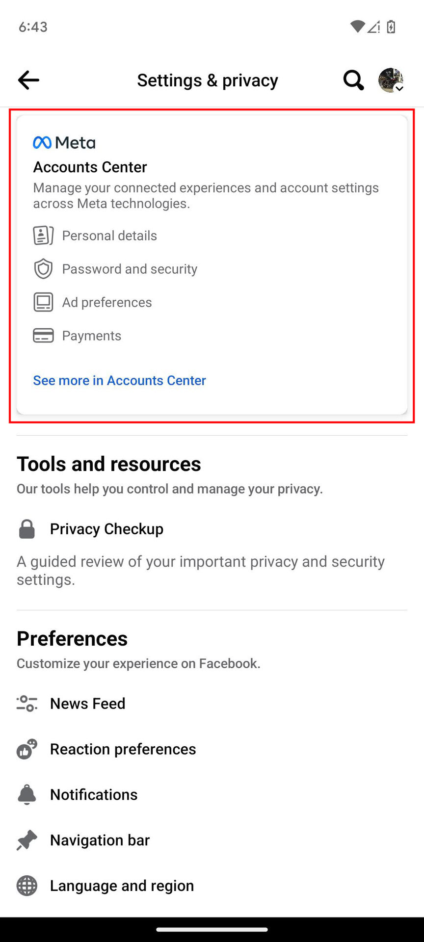 How to change your username in the Facebook mobile app (3)