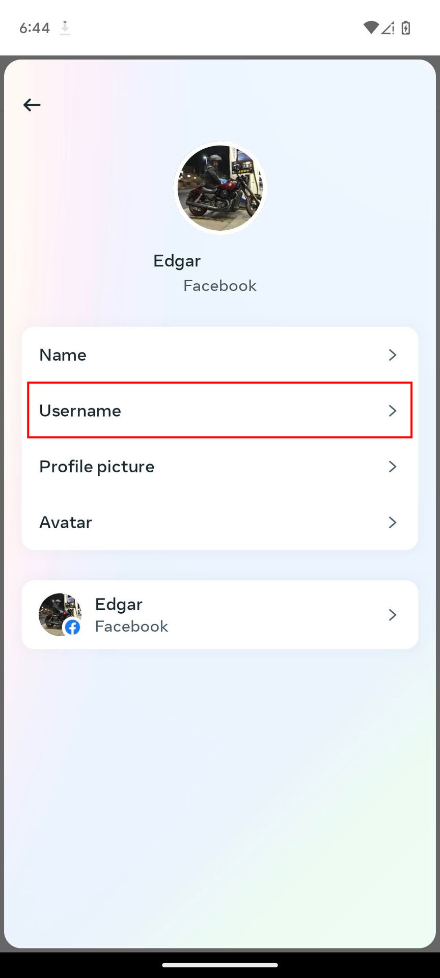 How to change your username in the Facebook mobile app (6)