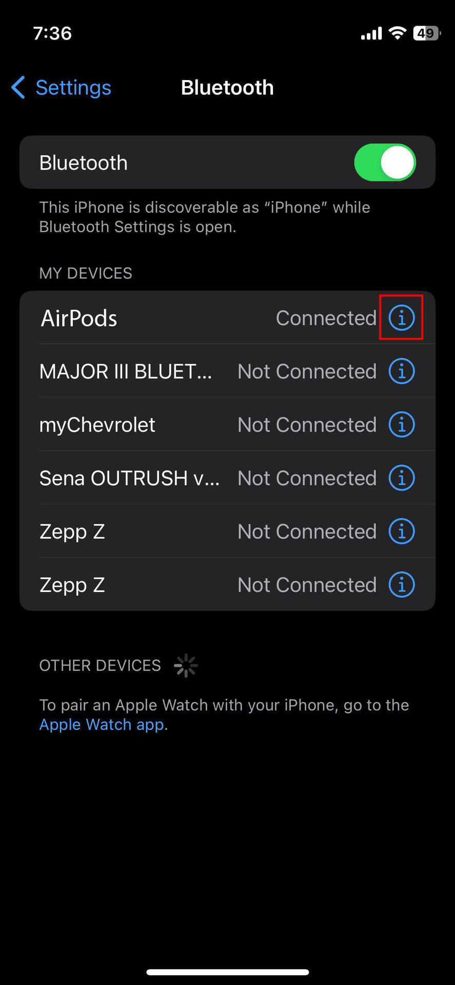 How to check your AirPods serial number on an iPhone (2)