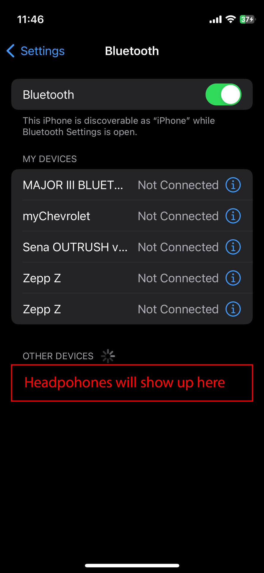 How to connect to Bluetooth headphones on iPhone (2)
