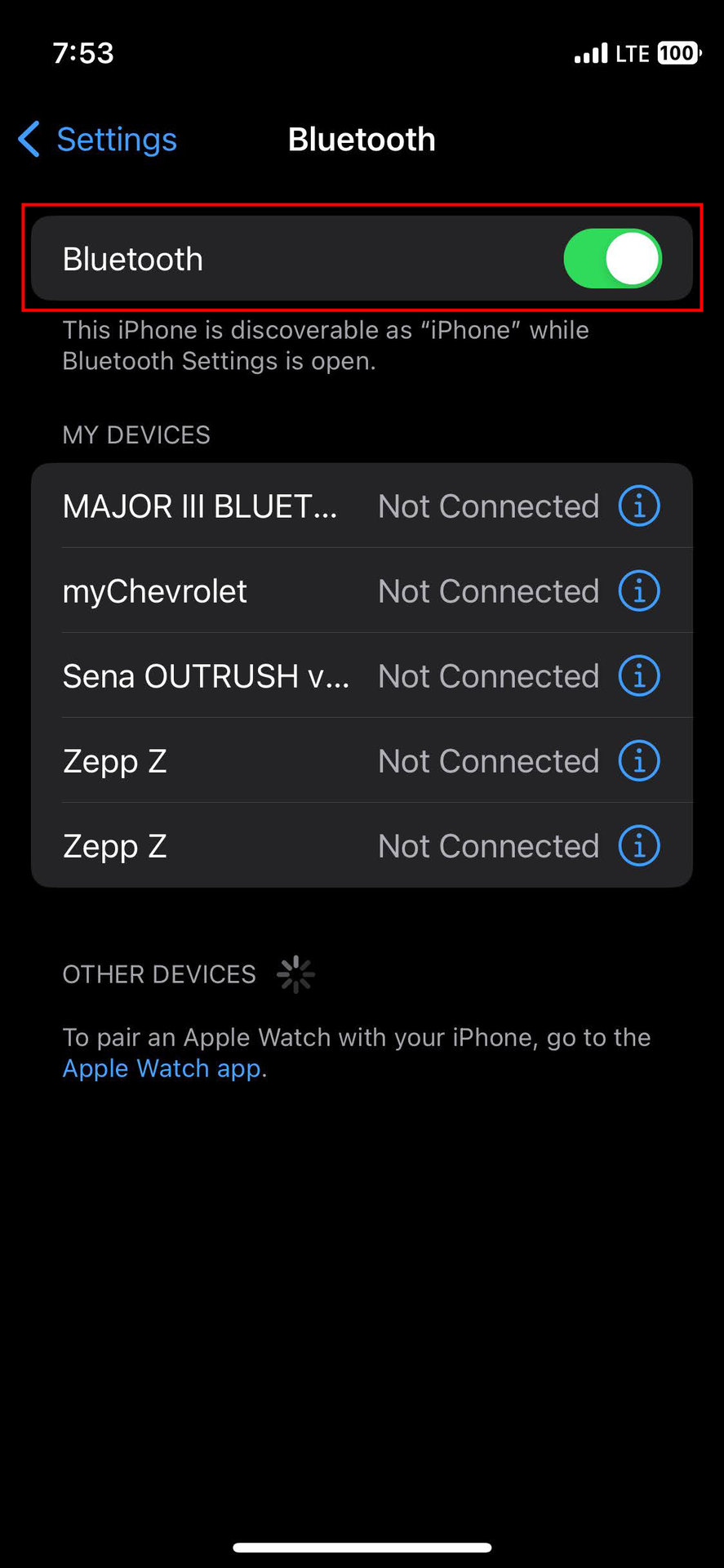 How to enable Bluetooth on iPhone (2)
