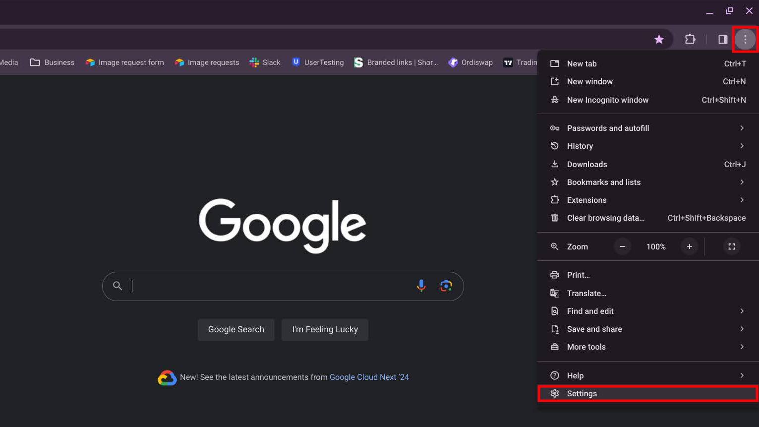 How to enable Chrome dark mode in the settings (1)