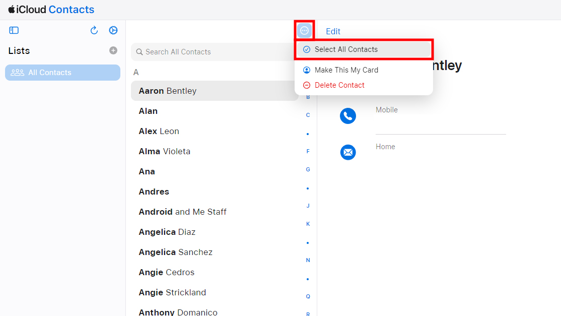 How to get contacts vCard from iCloud (2)