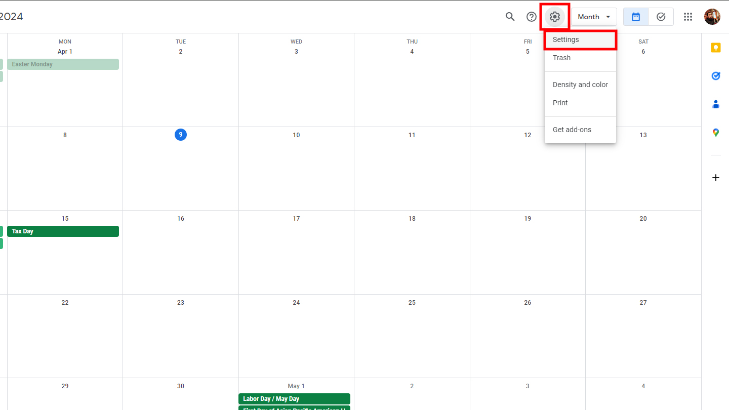 How to hide and unhide a calendar on Google Calendar (1)