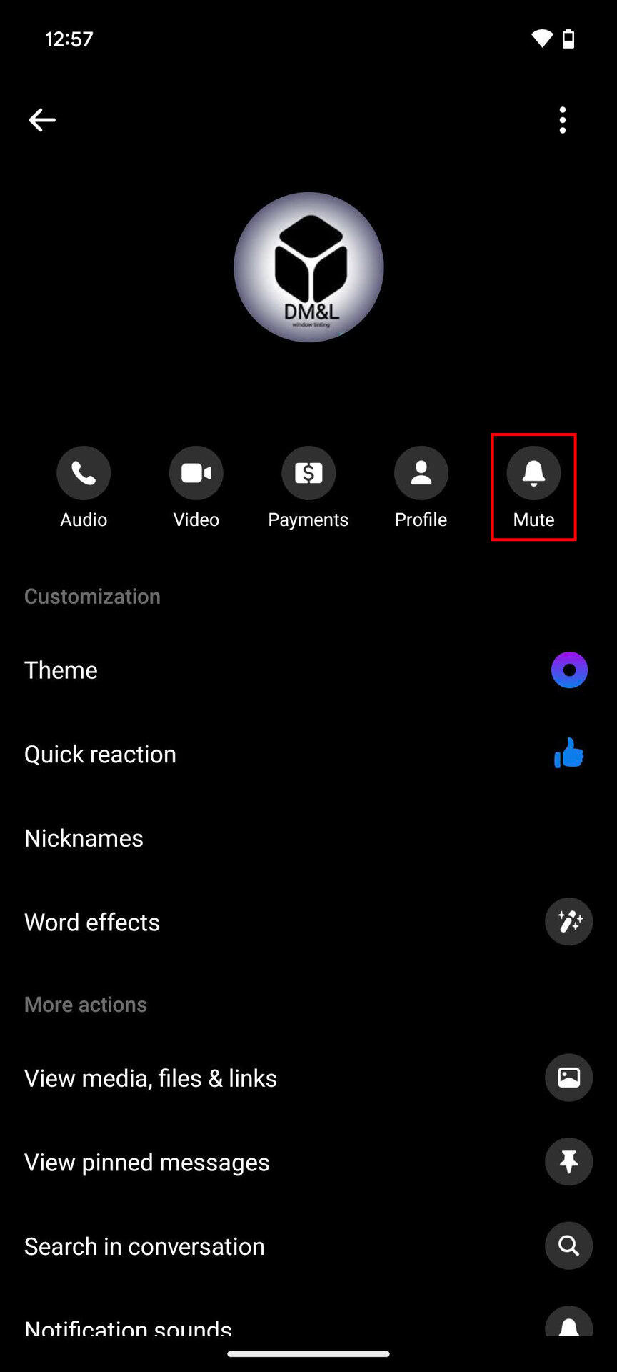 How to mute someone on Messenger for Android (2)