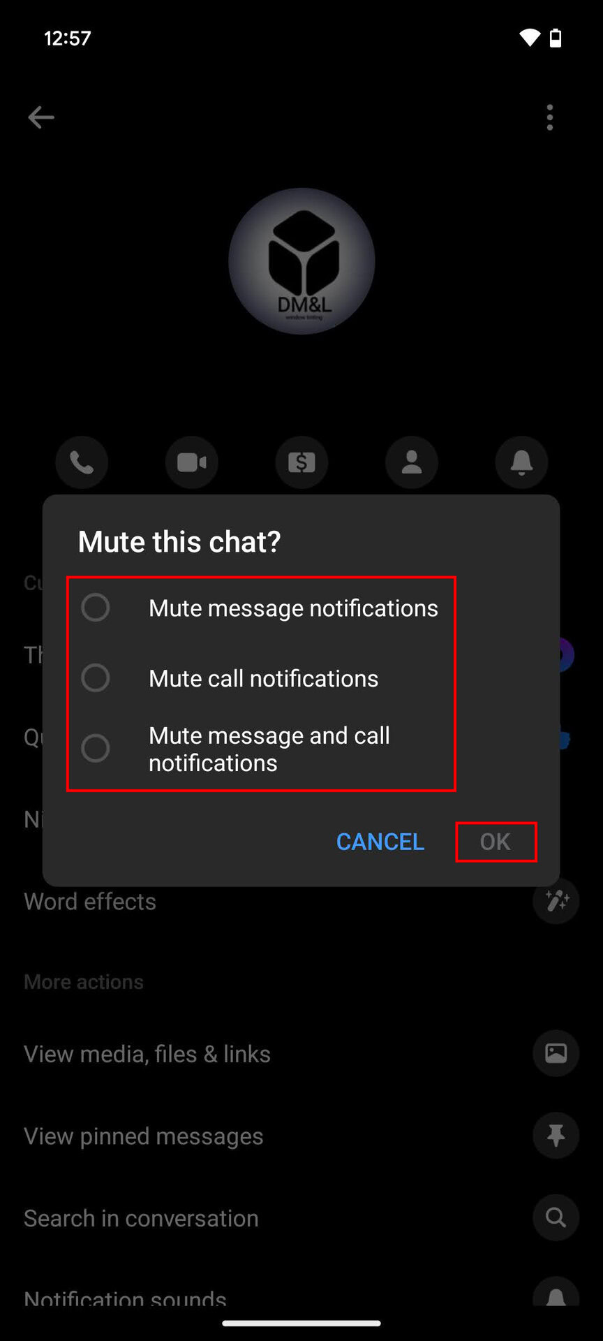 How to mute someone on Messenger for Android (3)