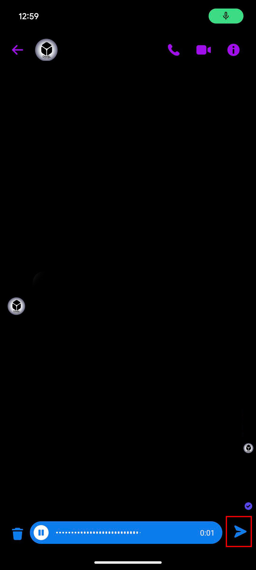 How to send audio messages on Messenger for Android (2)