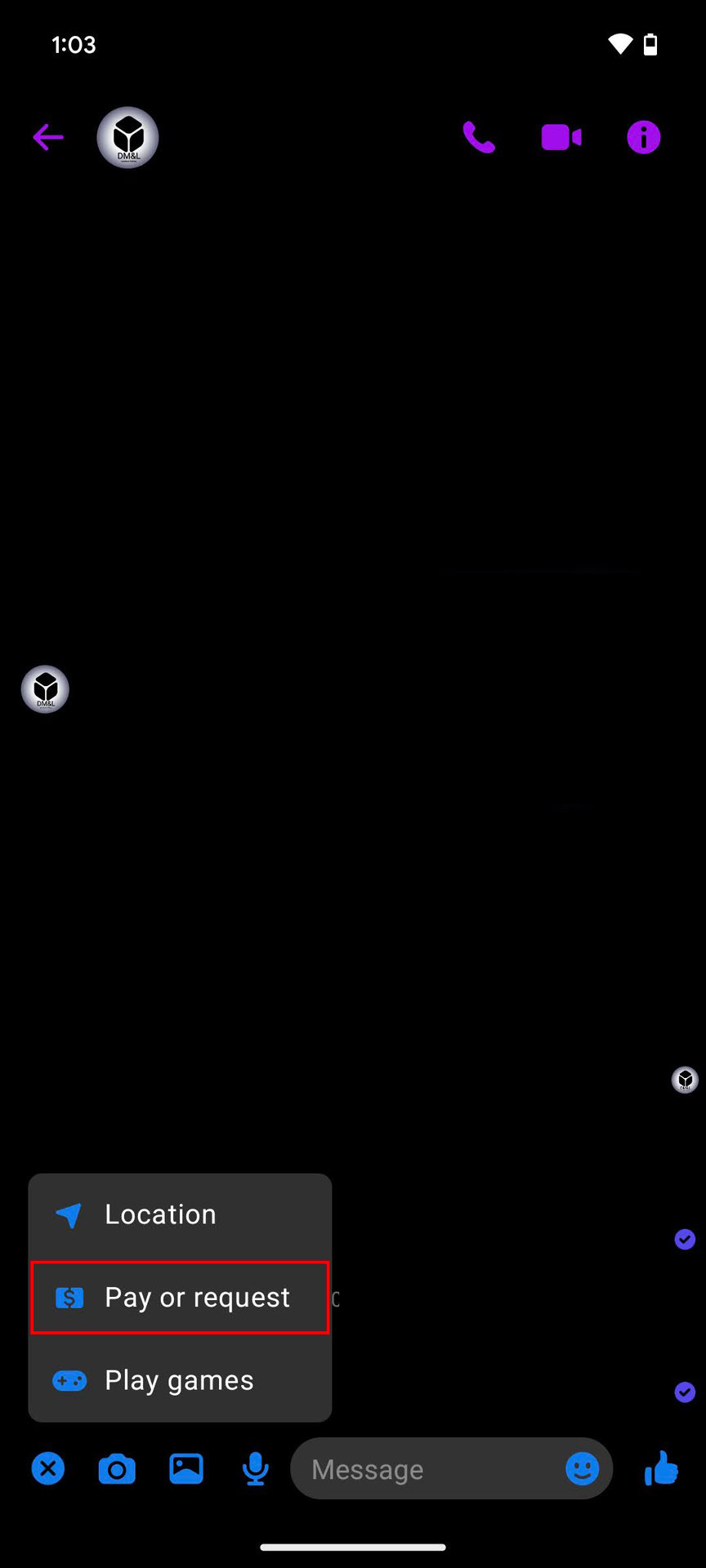 How to send money through Facebook Messenger for Android (2)