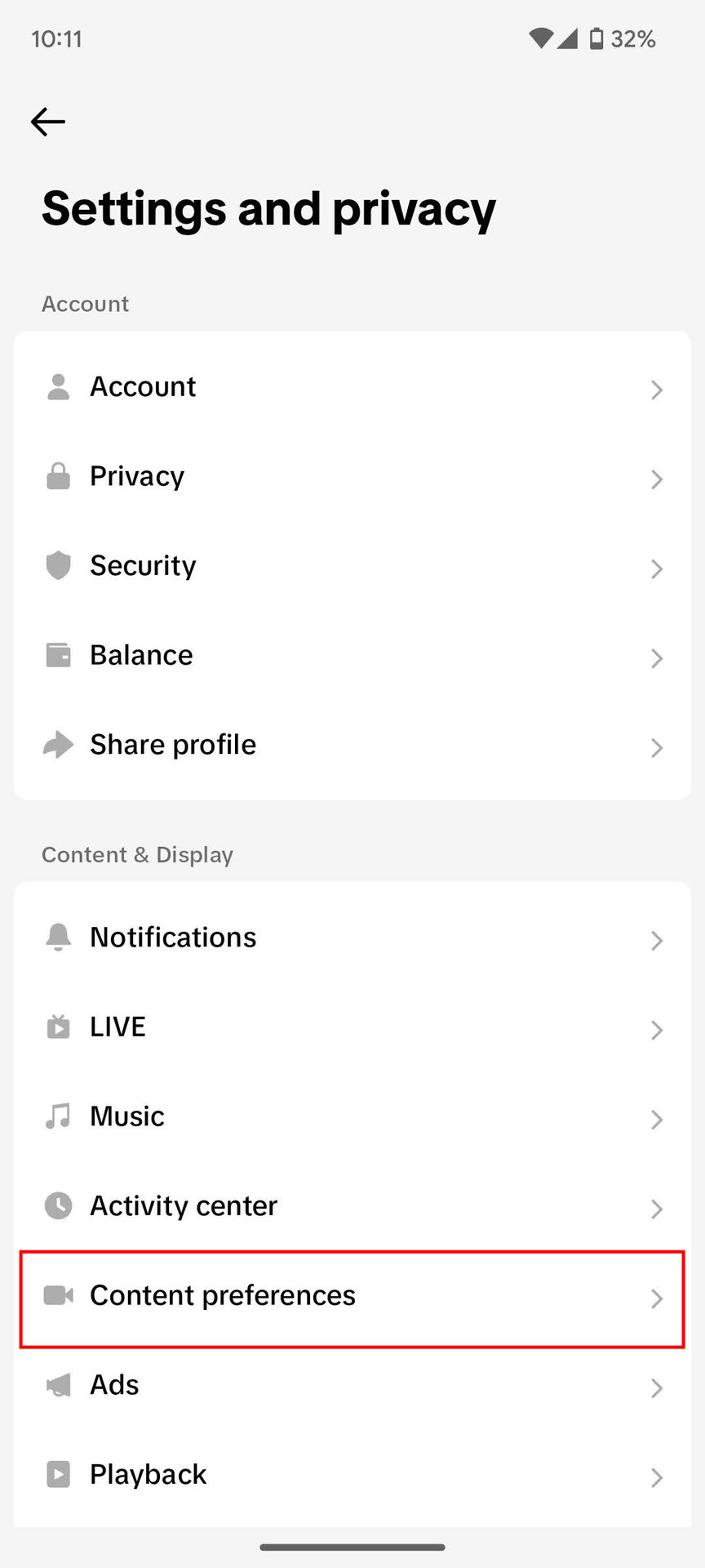 How to turn off Restricted Mode on TikTok (3)