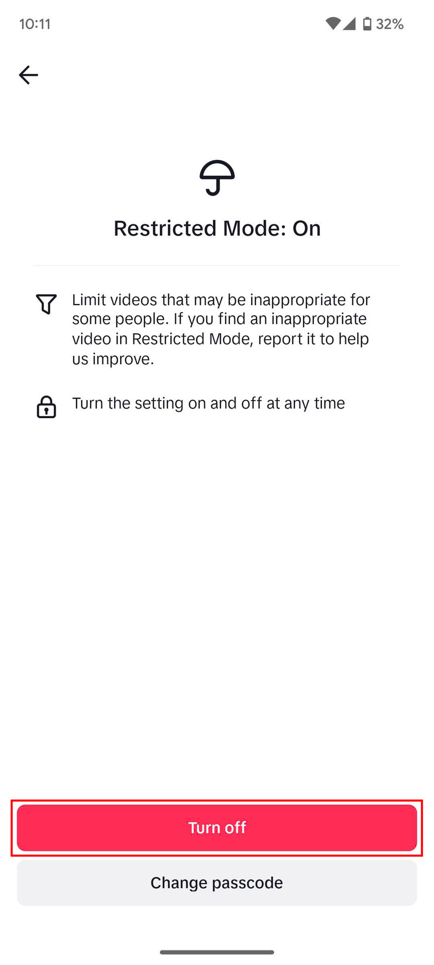 How to turn off Restricted Mode on TikTok (5)