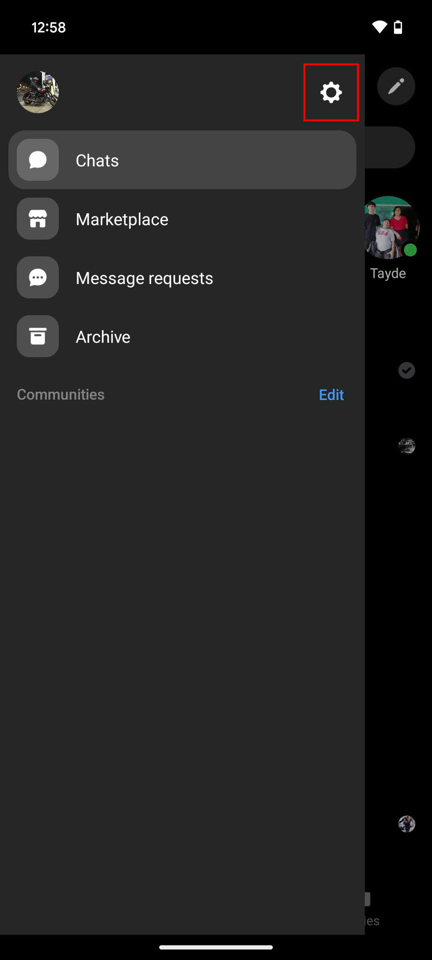 How to turn on Dark Mode on Messenger for Android (2)