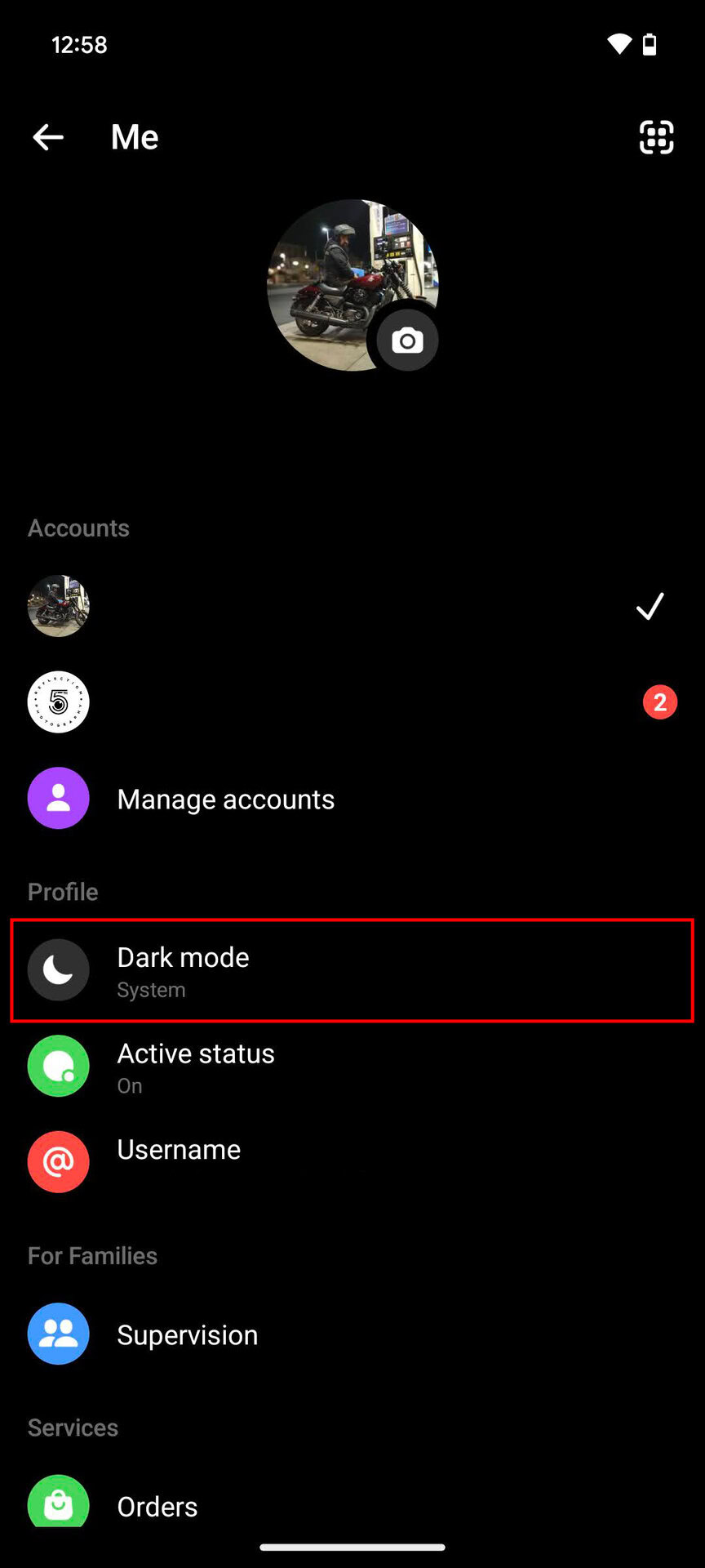 How to turn on Dark Mode on Messenger for Android (3)