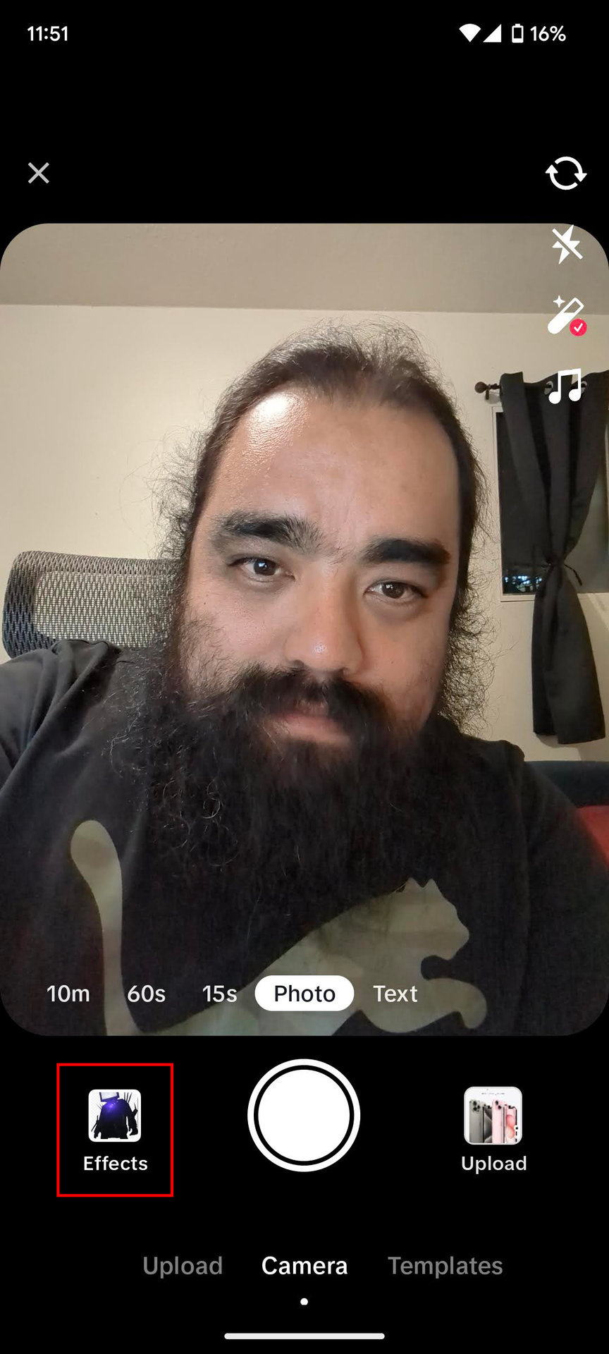 How to use the old age filter on TikTok (2)