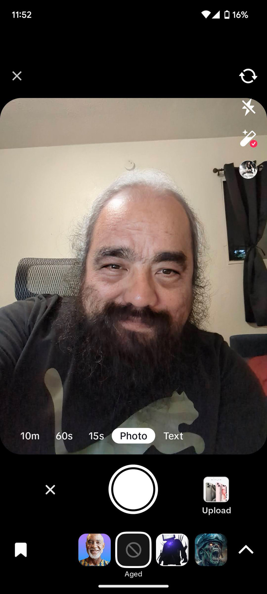 How to use the old age filter on TikTok (6)