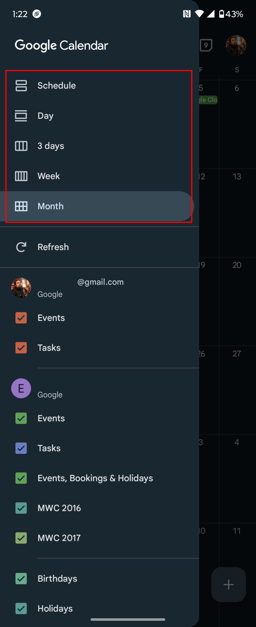 Manage Google Calendars on mobile (2)