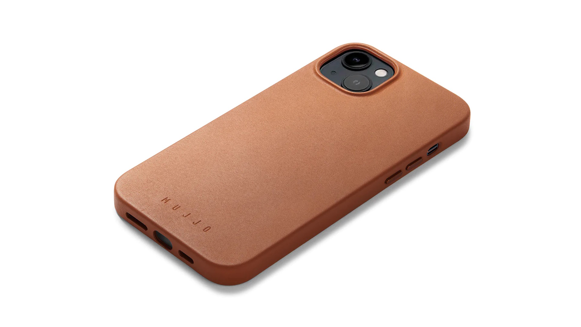 Mujjo full leather iphone 15 plus case