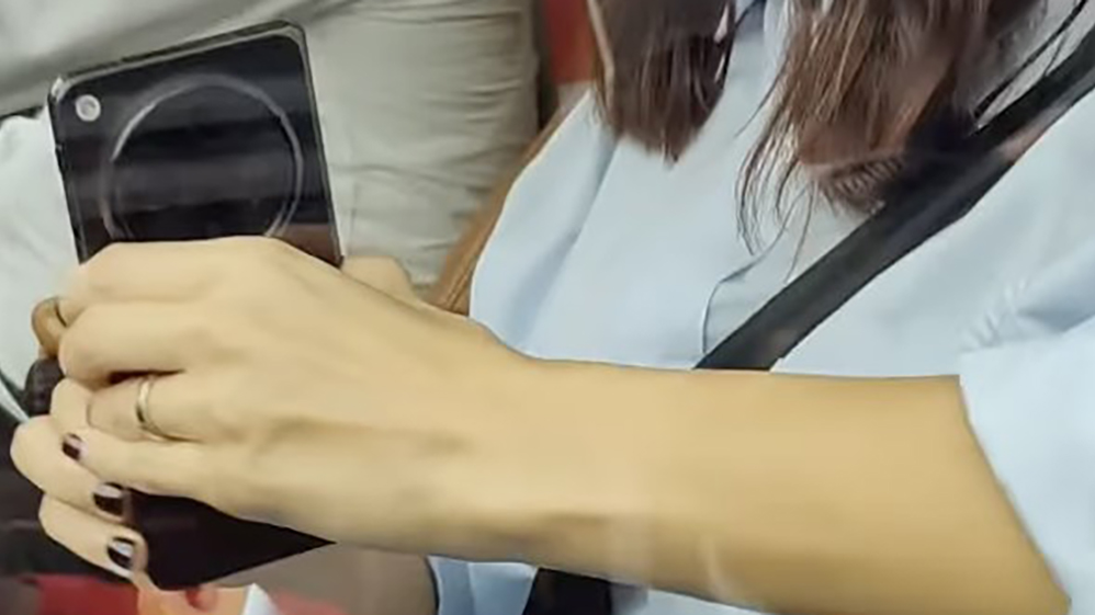 OnePlus Open Being Used by Anushka Sharma in car