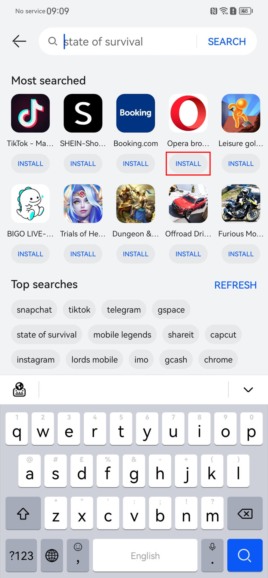 Search for apps in the HUAWEI App Gallery (2)