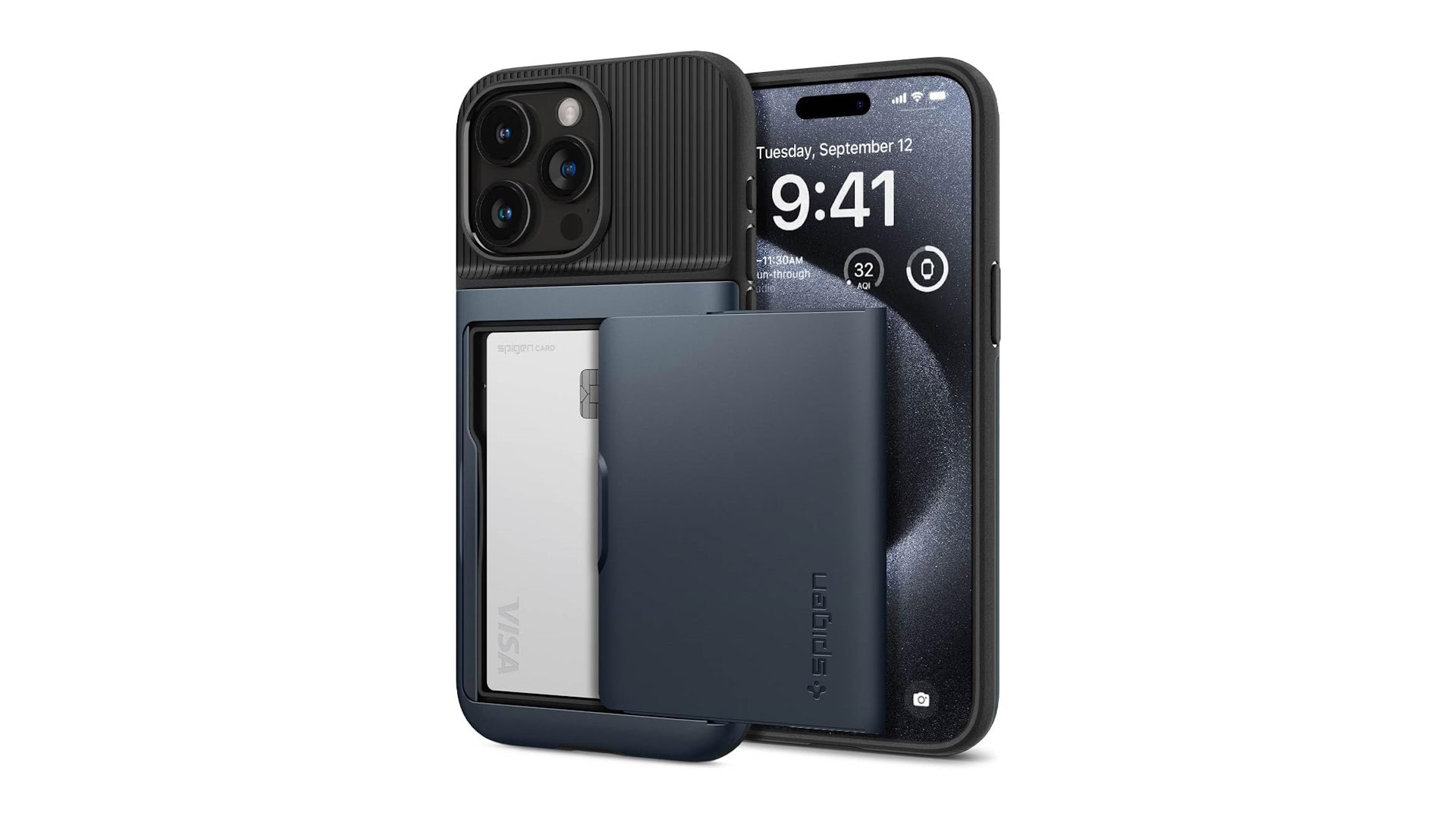 Belt Clip Holster for Spigen Ultra Hybrid Case - iPhone 15 Pro Max