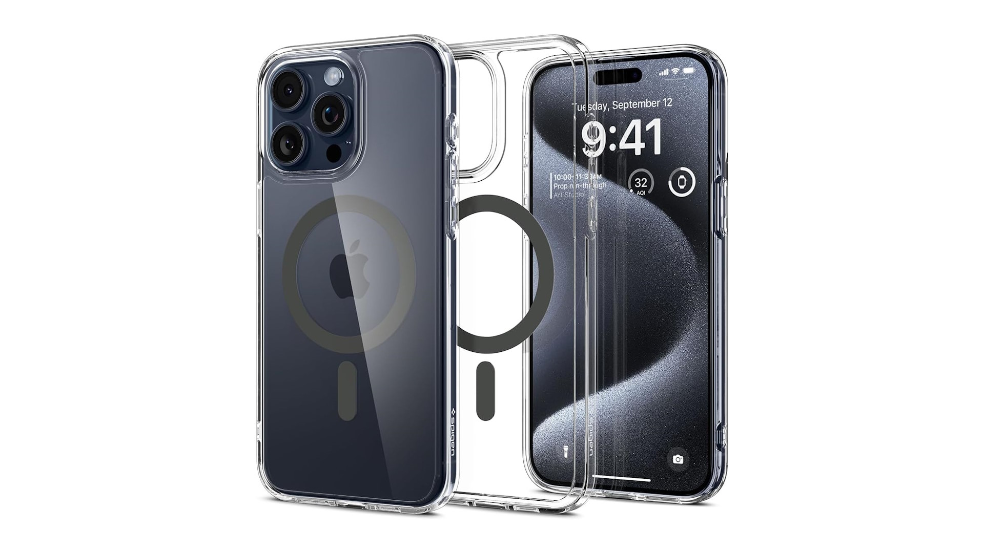 Spigen Ultra Hybrid iphone 15 pro clear case