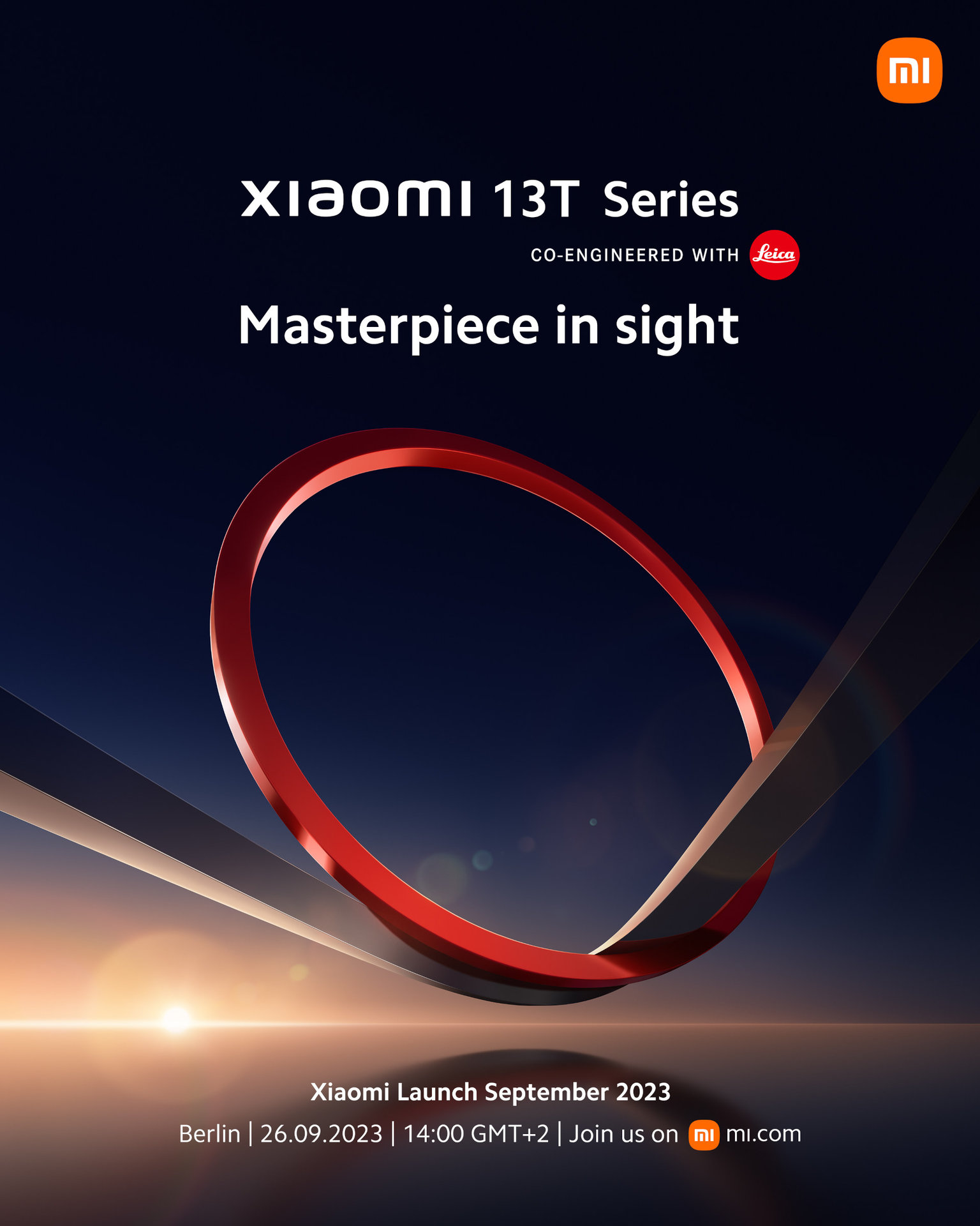 Xiaomi 13T series global launch poster resized