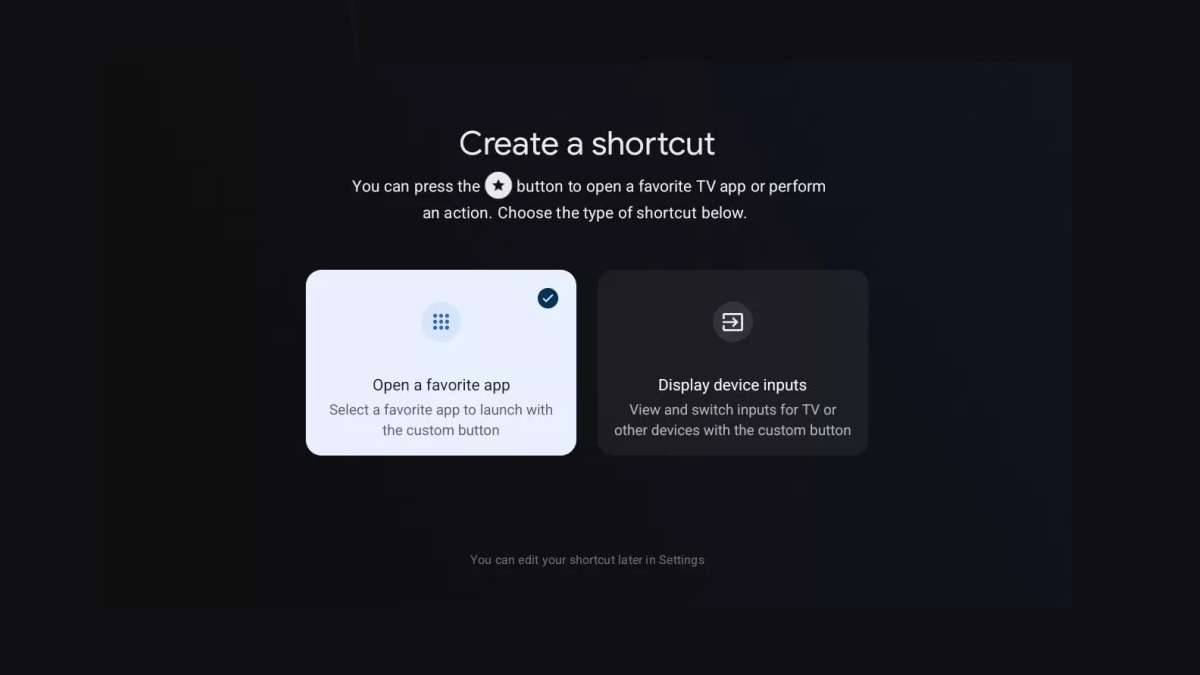 create a shortcut