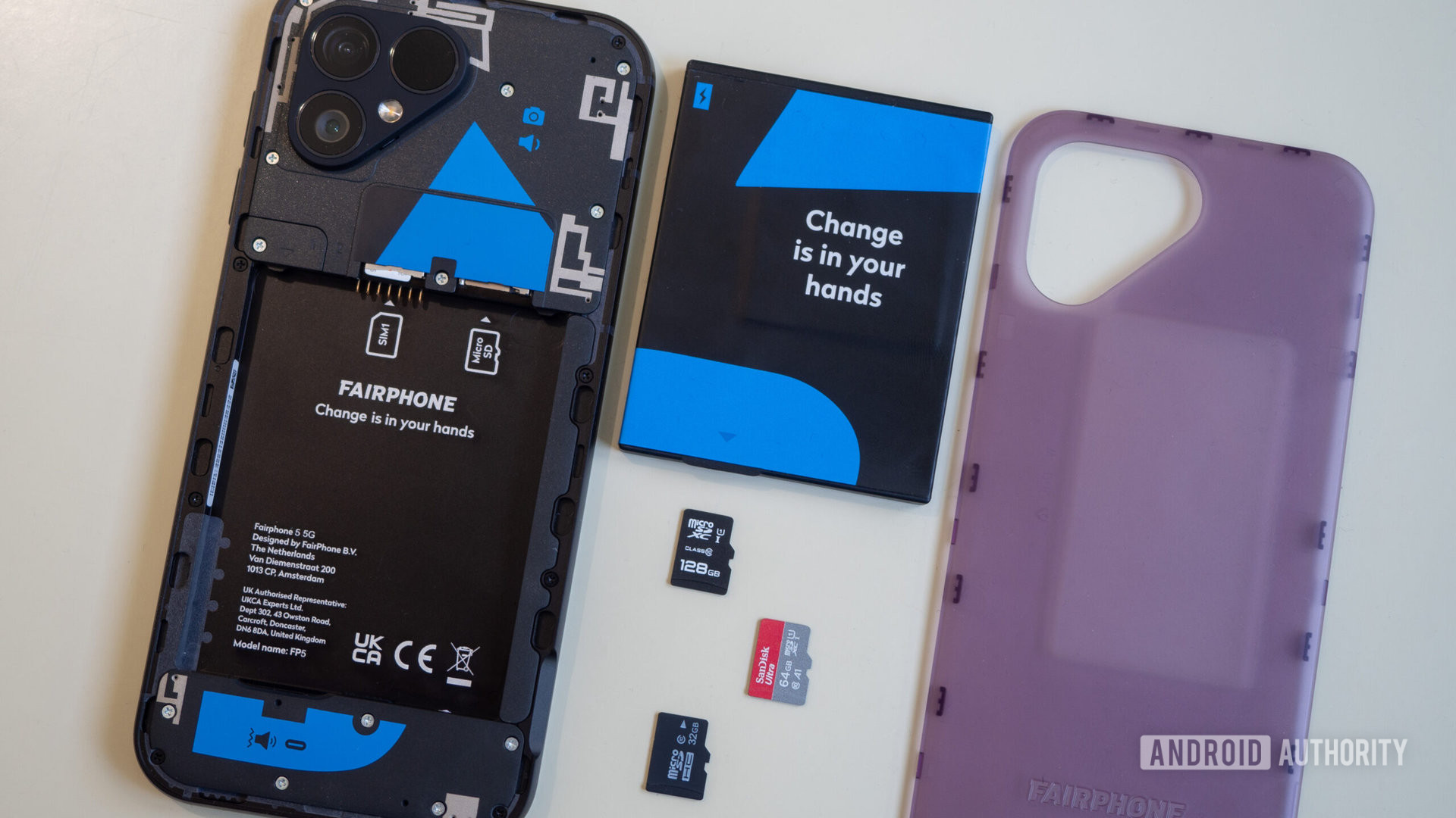 fairphone 5 removable battery sd card