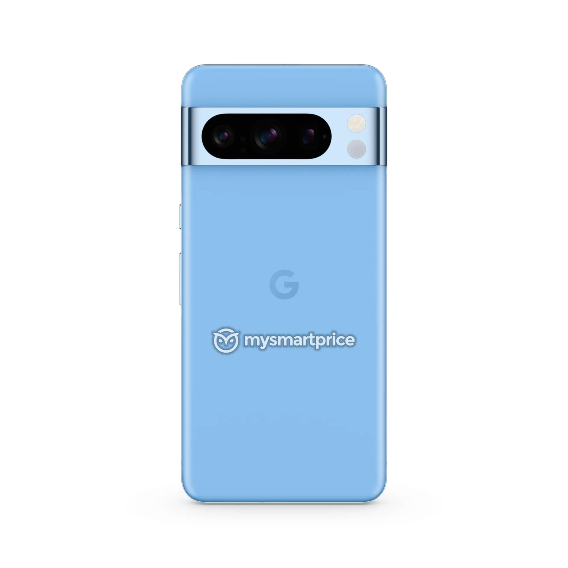 google pixel 8 pro sky blue back