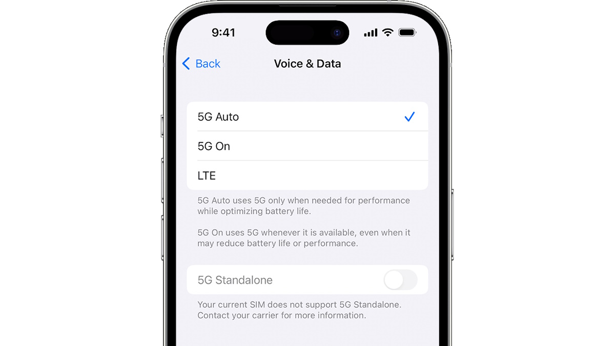 ios 16 iphone 14 pro settings cellular options voice data