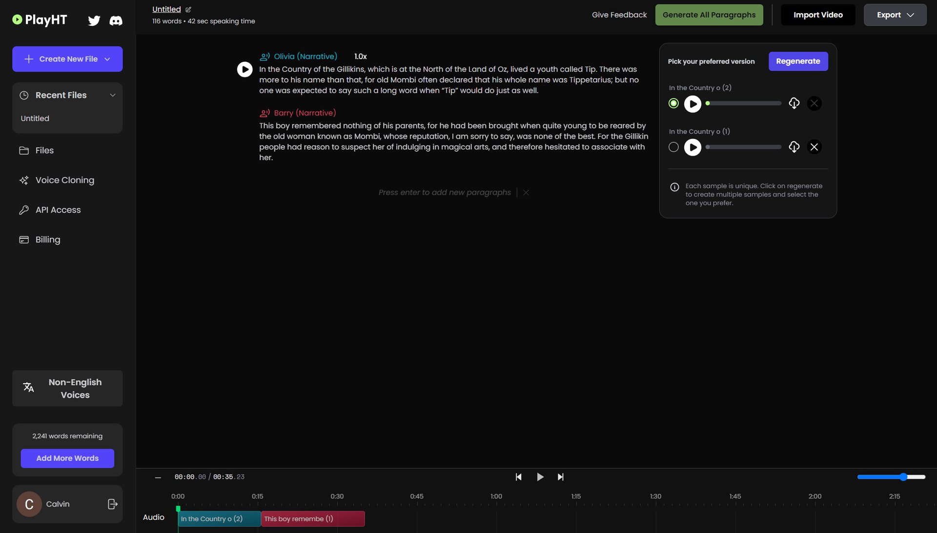 playht ai voice synthesis