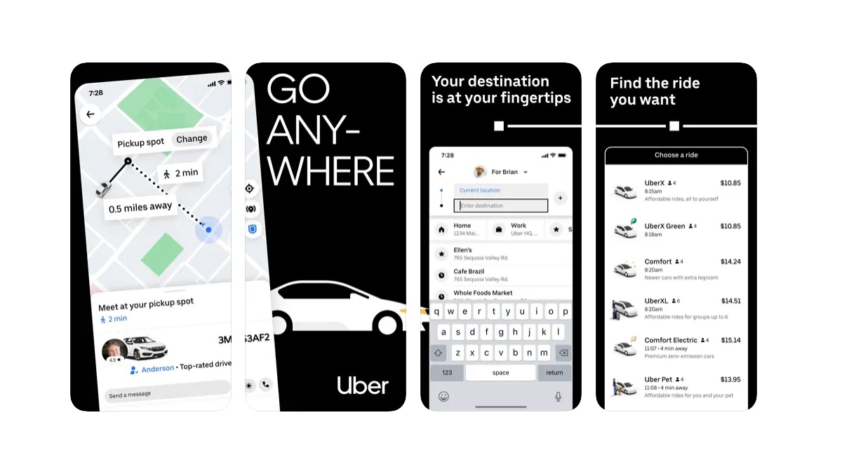 uber is one of the best apps for iphone 15