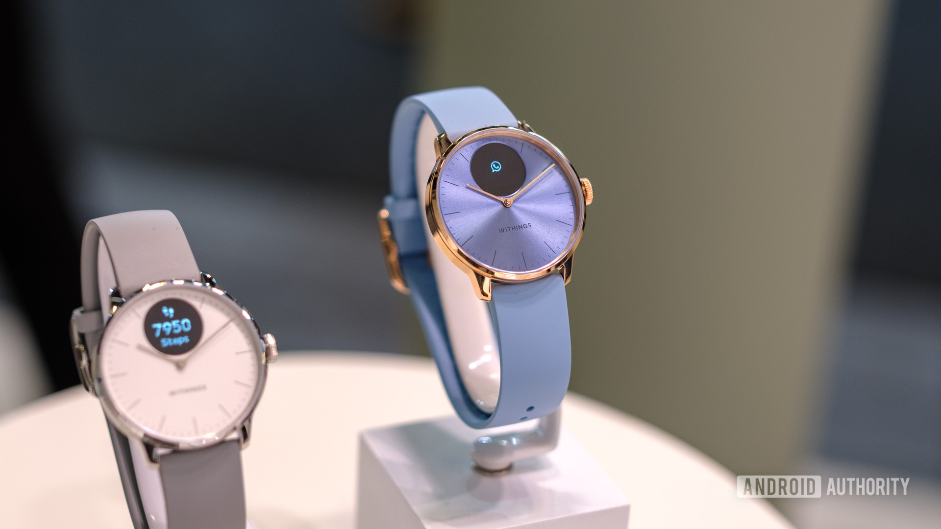 withings scanwatch lite in blue