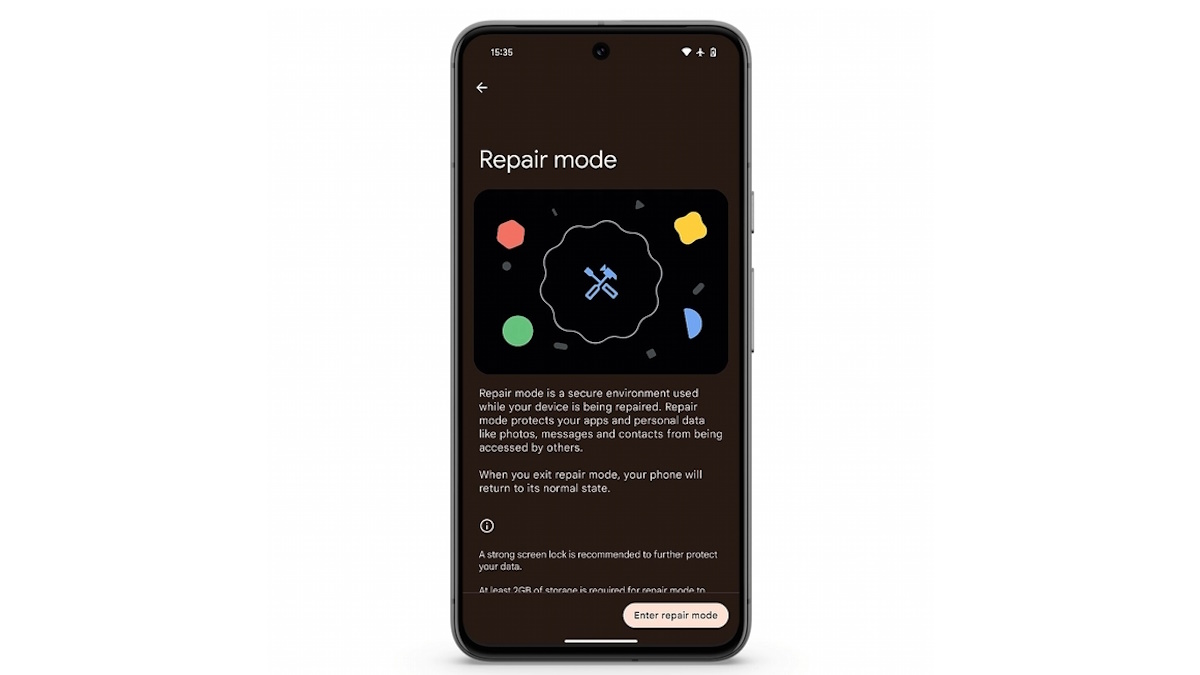 Android 14 Repair Mode