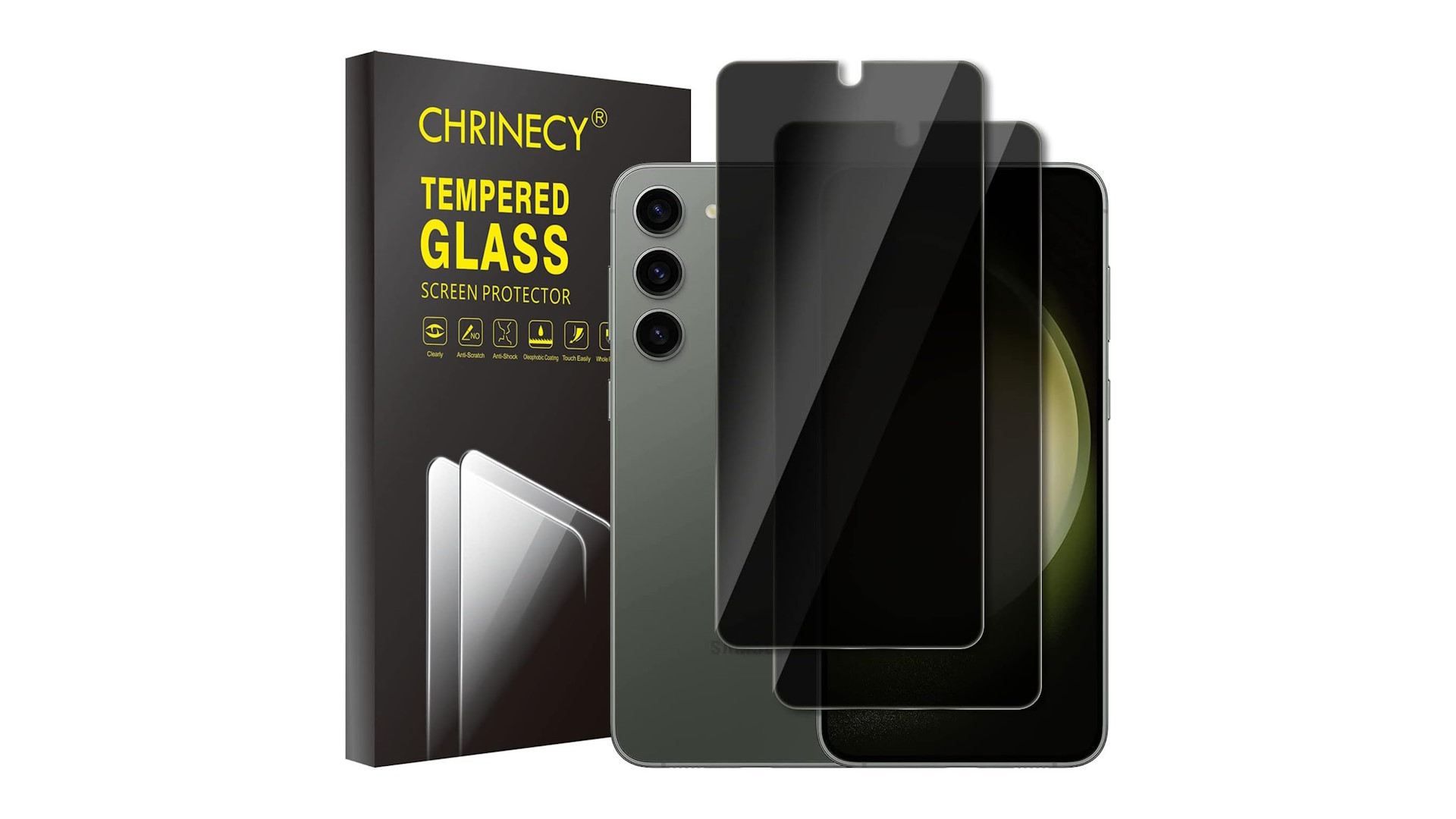 CHRINECY Samsung Galaxy S23 FE Privacy Screen Protector
