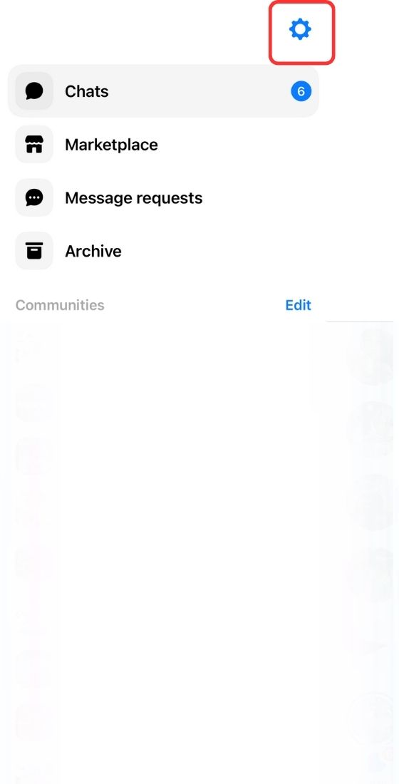 Facebook messenger settings