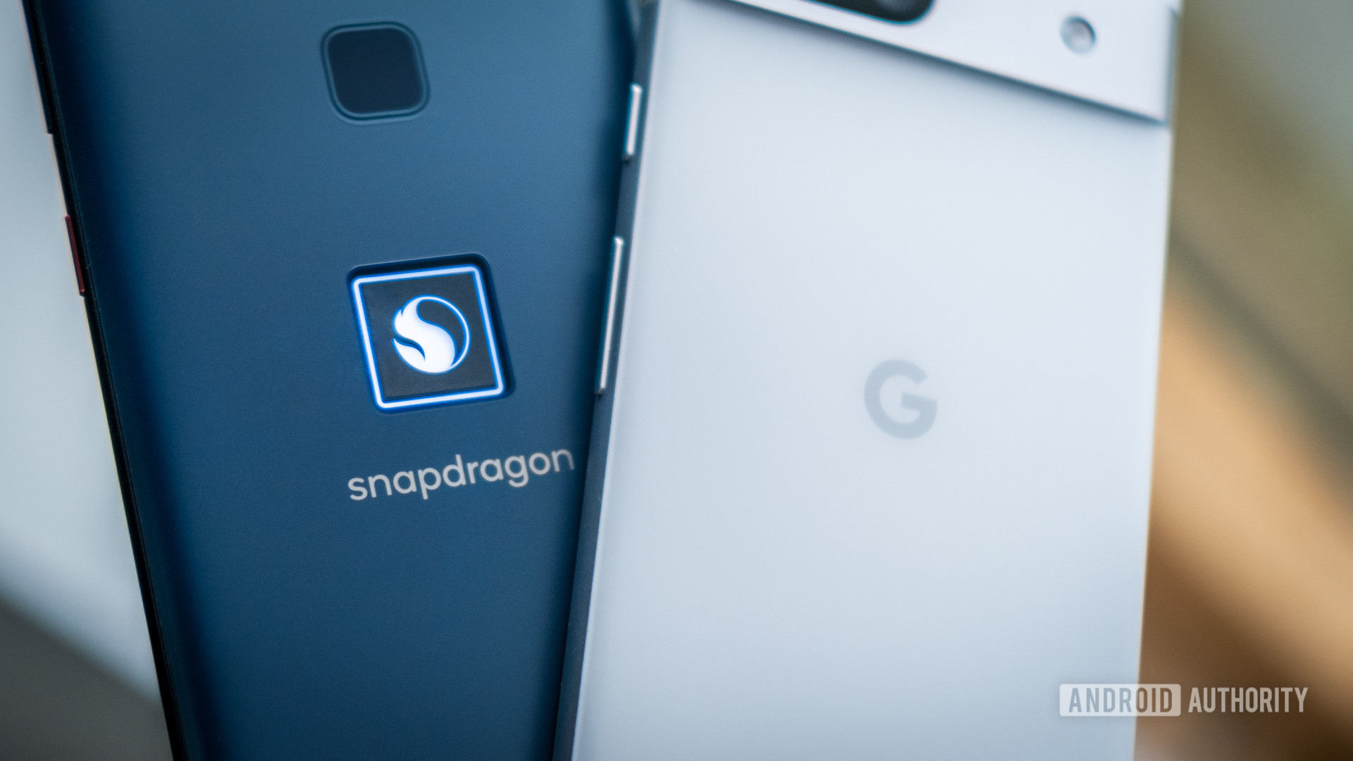 Google Tensor vs Snapdragon logos 2