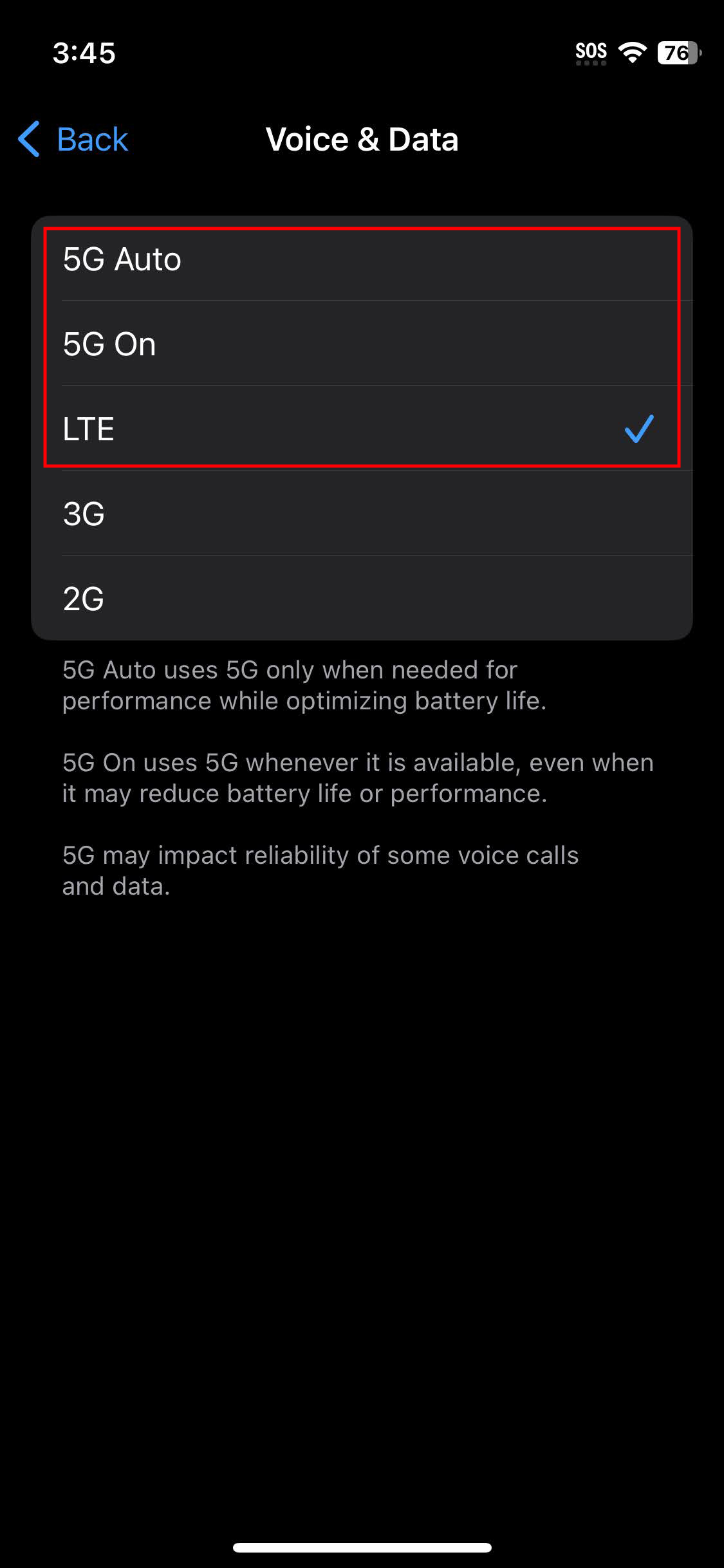 How to activate 4G LTE on iPhone (4)