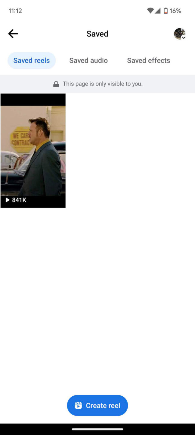 How to find saved and liked Reels on Facebook Android Authority