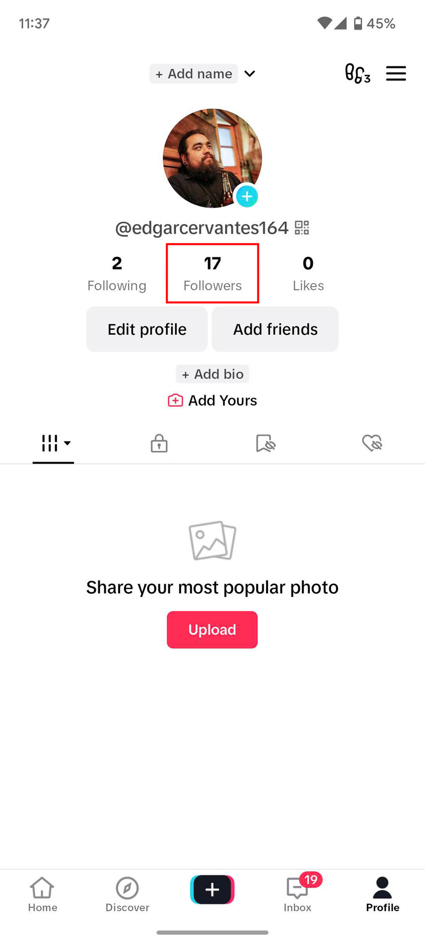 How to see who is following you on TikTok (2)