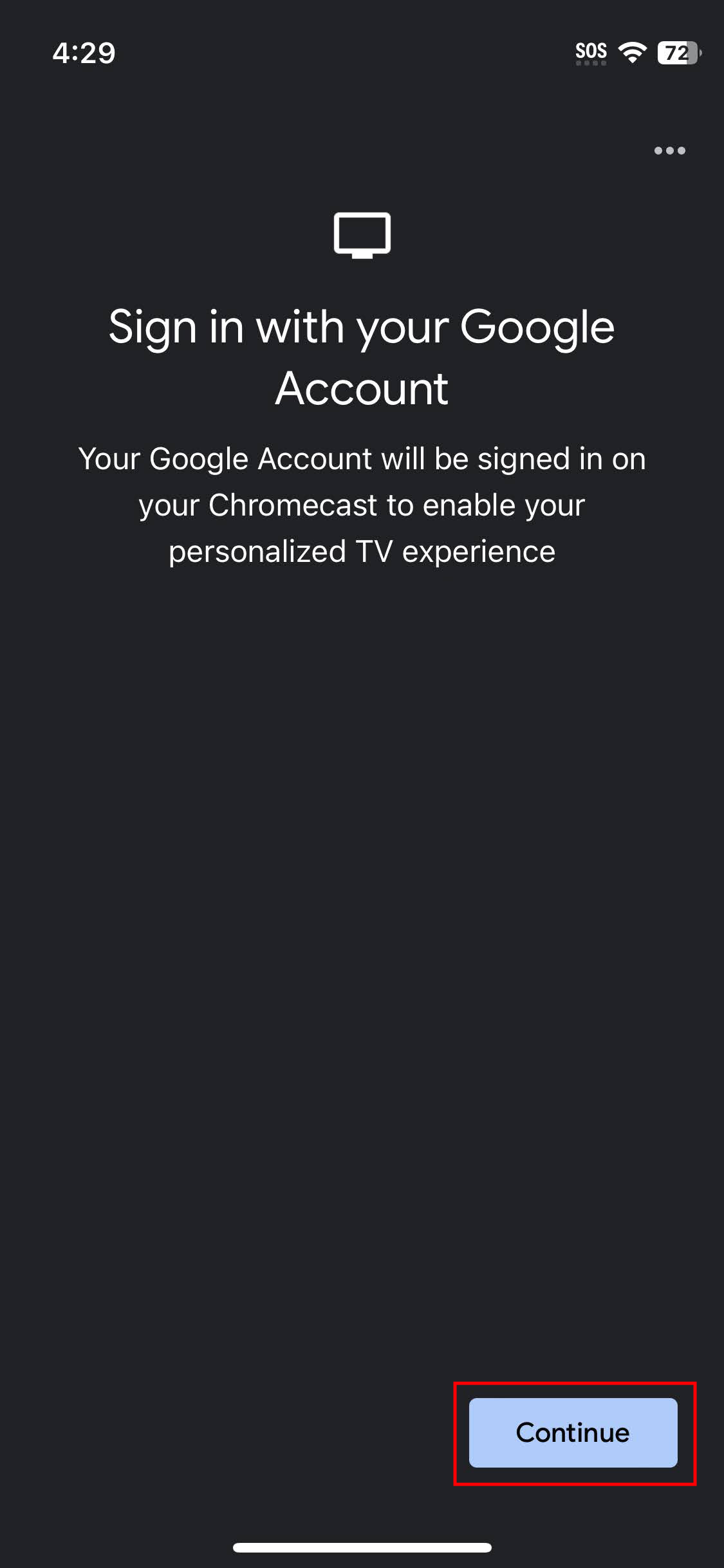How to set up Chromecast with Google TV using an iPhone (12)