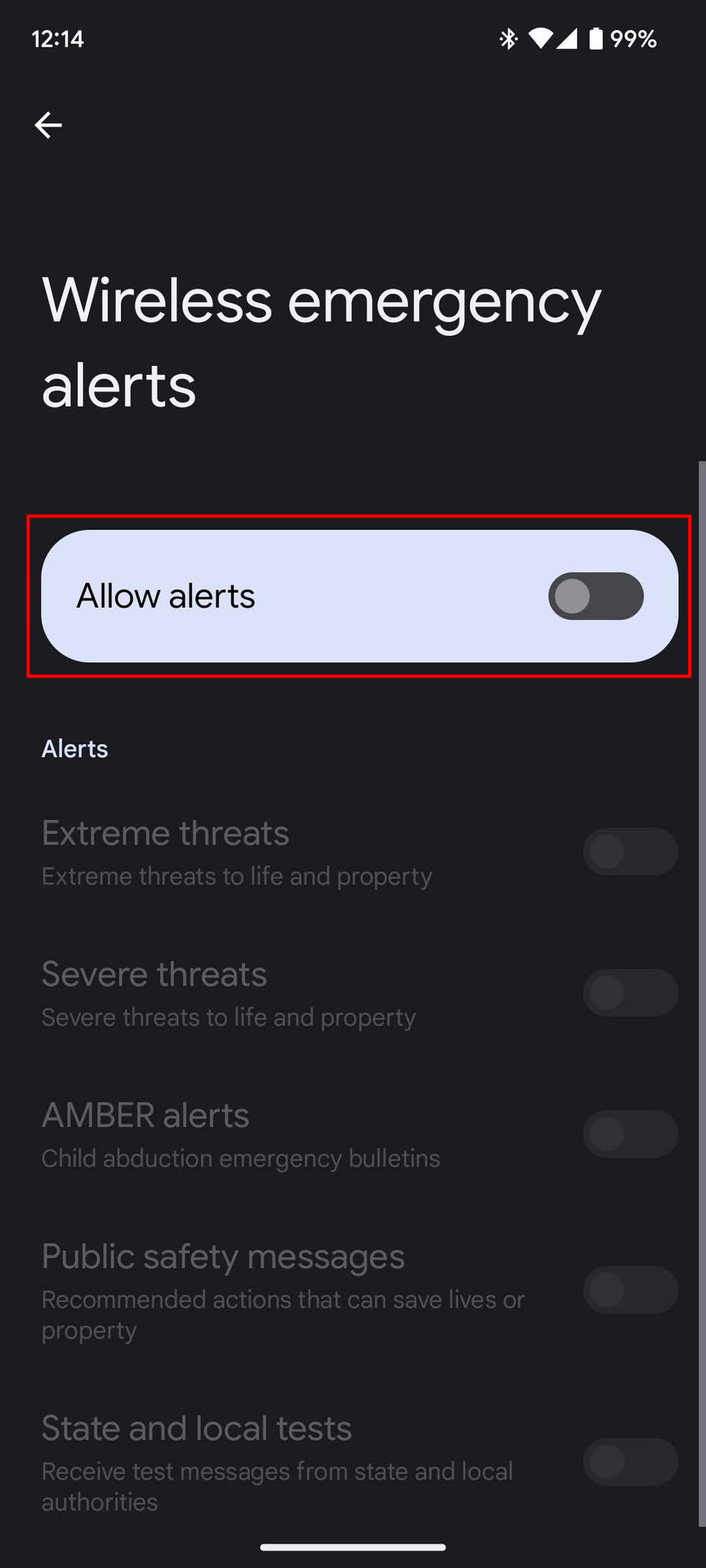 How to turn off Emergency Alerts on Android (3)