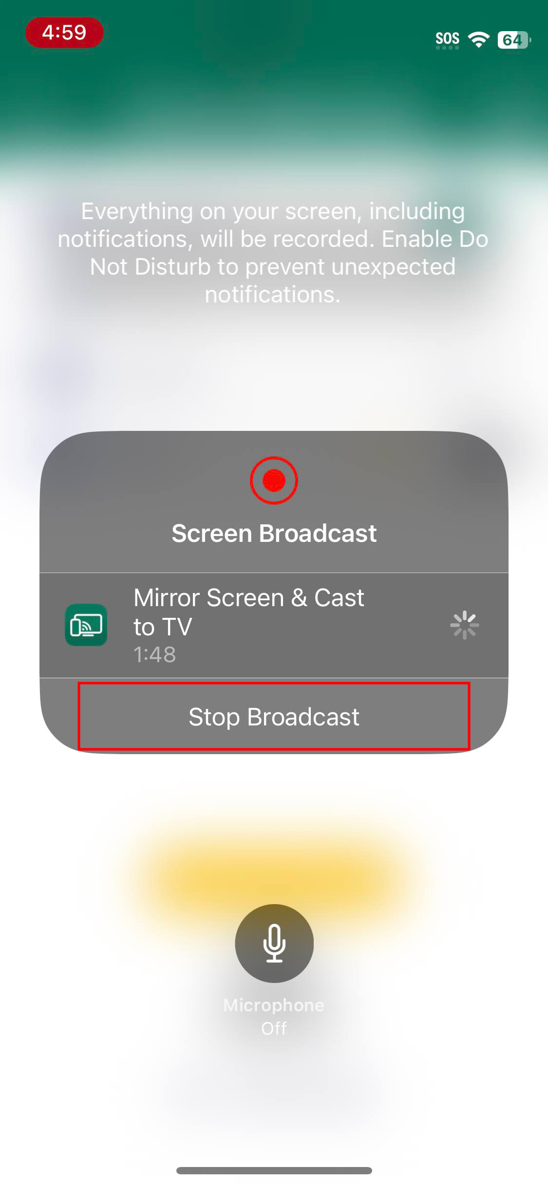How to use Screen Mirror Smart View Cast on iPhone (5)